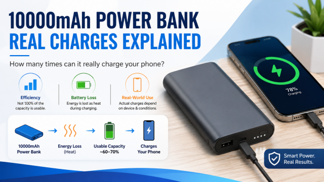 Why a 10,000mAh Power Bank May Not Charge a 5,000mAh Phone Twice