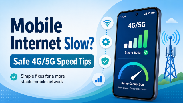 Mobile Internet Slow? 14 Safe Ways to Improve Jio, Airtel, Vi or BSNL 4G/5G Speed